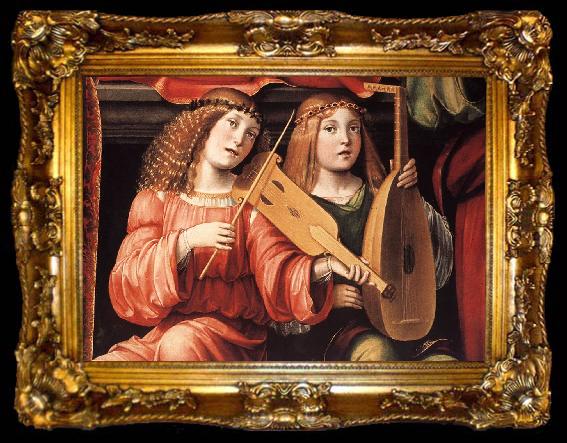framed  FRANCIA, Francesco Madonna and Saints (detail) gj, ta009-2